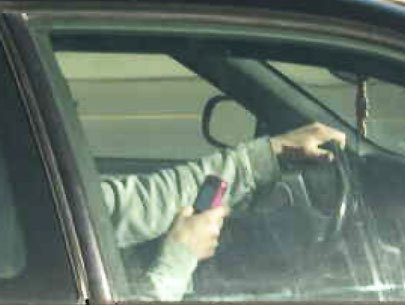 We catch people texting and driving -- what is their excuse?