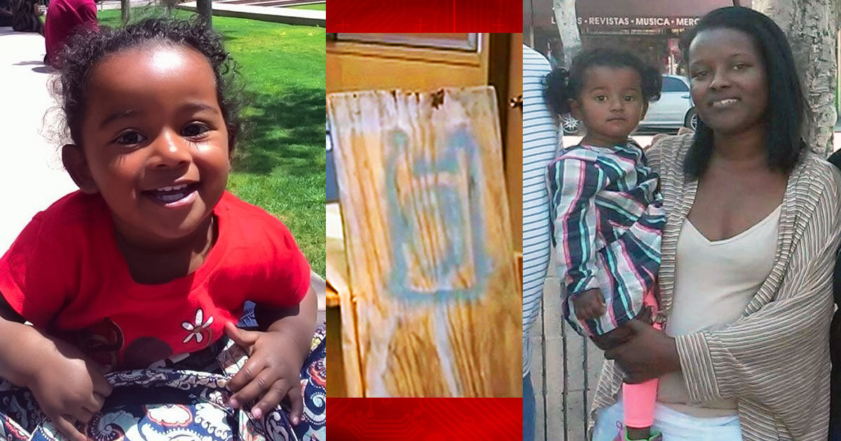 Baby daughter missing; Mysterious logo may hold key to mother's murder