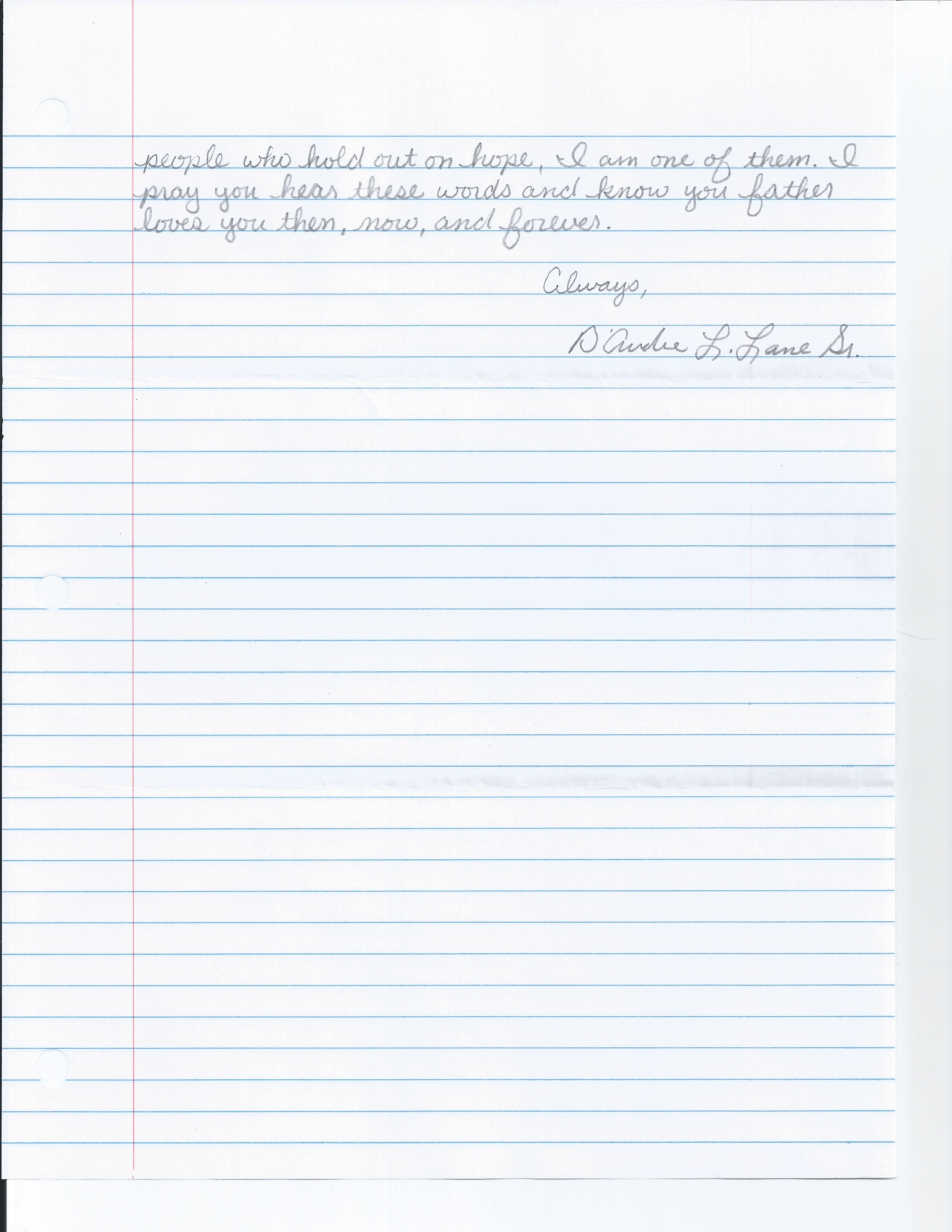 Letter to Bebe Pg.2